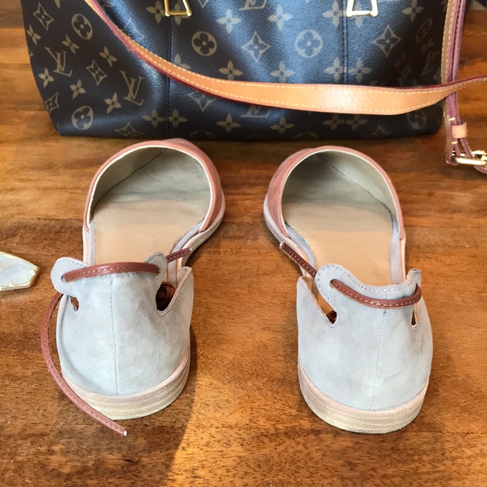 Anthropologie Gee Wawa Adele Suede Leather Flat - Picture 5 of 8